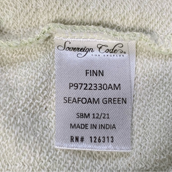 SOVERIGN CODE Finn 100% Cotton Men’s Short in Seafoam Green - Picture 10 of 11